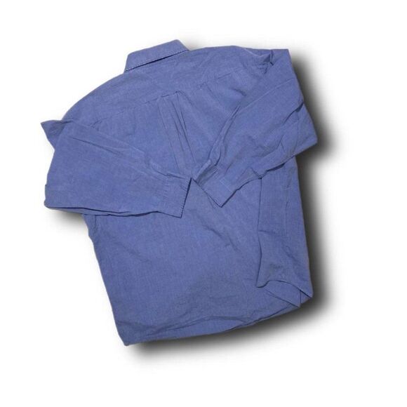 Tommy Hilfiger Button Down Long Sleeve Polo Sz 17 32-33 Fits like a Large - Picture 2 of 3